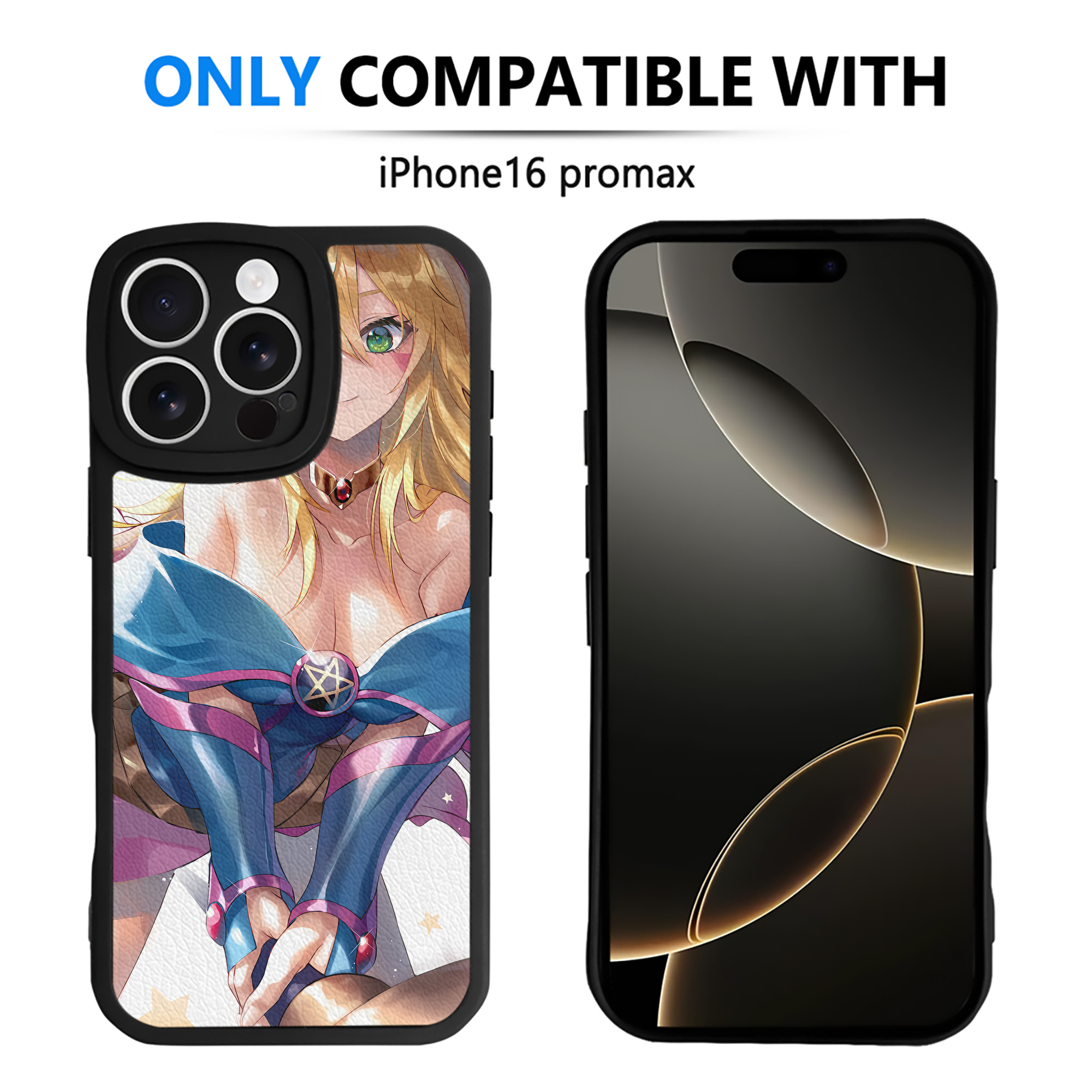 （画像用） 遊☆戯☆王 Yu-Gi-Oh! 【iPhone 16シリーズ対応】シリコンスマホケース（レザー調） 材質：シリコン